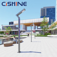 Lampe solaire LED extérieure en aluminium étanche IP65 de Cishine pour aménagement paysager
