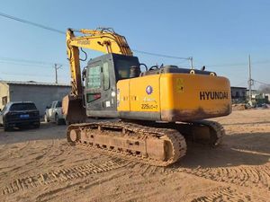 Excavatrice Hyundai 225 225-7 d'occasion, Hyundai 225LC-7 d'origine à vendre, excavatrice sur chenilles R220LC - Product Image 3