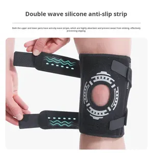Verstelbare wikkelband Dubbele zijdelingse stabilisator Ademend Flexibel Dikke OK-doek Knieondersteuning Acl <span class=keywords><strong>Brace</strong></span> Professioneel - Product Image 5
