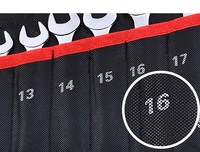 Ensemble de clés à double usage de vente directe d'usine de haute qualité 6mm-32mm pièces avec sac en toile adapté à l'entretien de la voiture