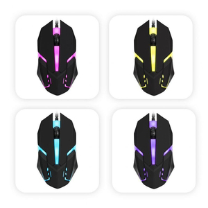 เมาส์เกมมิ่ง RGB คุณภาพสูง แบบมีสาย USB ดีไซน์ตามหลักสรีรศาสตร์ พร้อมโลโก้สั่งทำได้ รับสั่งซื้อจำนวนน้อย ระบบติดตามแบบออปติคอล - Product Image 4