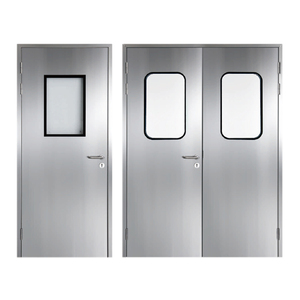 Higiénico precios de puertas de acero inoxidable hermético limpia automática habitación puertas y <span class=keywords><strong>ventanas</strong></span> - Product Image 1