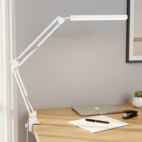 Lampe de bureau LED électrique flexible en aluminium, style minimaliste classique, moderne nordique, pour étude, bureau, salle de lecture, lampe de table DC simple, 3 couleurs