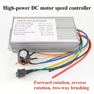 High Power 4000W 12V 24V 48V PWM Brush DC Motor <b>Speed</b> <b>Controller</b> Reversible Forward Reverse Rotation 12V-60V 70A - Product Image 1