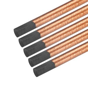Sortie d'usine Cuivre Enduit Gouging Carbone Joint Soudage Carbone Tige Carbone Gouging Tiges Électrodes - Product Image 1