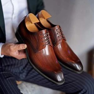 أحذية رجالية رسمية طراز 2025 الجديد، لزيادة الطول، جلد أوكسفورد بنعل مطاطي، مناسبة للمكتب والمناسبات الكاجوال وحفلات الزفاف - Product Image 3