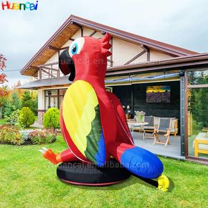 Kleurrijke Gigantische Opblaasbare Vogel Model Opblaasbare Papegaai Opblaasbare Decoratie Hoge Kwaliteit Gedrukt Geschikt Voor Evenement Promotie - Product Image 2