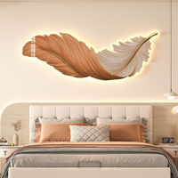 Yiwu GrayFactory Moderne Animal LED Cristal Porcelaine Diamant Planche De Bois Art Mural et Décorations pour La Maison
