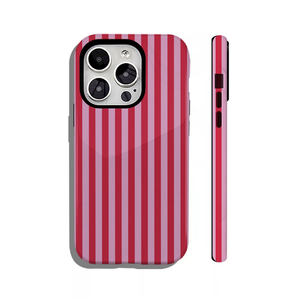 Custodia per Telefono 2-in-1 con Pellicola a Motivo Lineare alla Moda per <span class=keywords><strong>iPhone</strong></span> 16 17 Promax, <span class=keywords><strong>Cover</strong></span> Antiurto Personalizzabile - Product Image 1