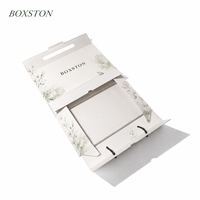 Boîte rigide pliable auto-érectible portable en carton écologique avec fermeture magnétique pour expédition à plat de vêtements haut de gamme – Vente en gros