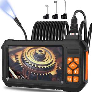 Caméra d'endoscopie industrielle portable avec écran IPS de 4,3 pouces, objectif de 8 mm de haute qualité, câble de 5 m, 1080p, pour la réparation automobile - Product Image 1