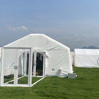 Tente gonflable à grande capacité, installation rapide, haute durabilité, abri de secours, hôpital d'urgence, tente de secours médical