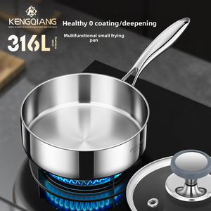 Sartén de Acero Inoxidable con Distribución Rápida y Uniforme del Calor, Perfecta para Saltear, Apta para Lavavajillas y Diseñada para una Cocina Eficiente - Product Image 2