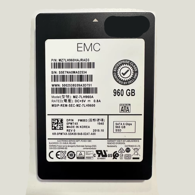 New and Used Original 0PMT4X PMT4X Enterprise Series Server SSD Hard Disk Drive 900GB 10K RPM SAS 12Gb/s 2.5 Inch SFF Storage