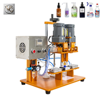 Machine de capsulage semi-automatique électrique FKJX à couple réglable, capsuleuse à vis à changement rapide, pour différents formats de contenants alimentaires en plastique