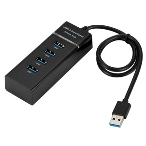 Adaptateur de câble haute vitesse super rapide à 4 ports, hub USB 3.0 pour <span class=keywords><strong>PS4</strong></span> <span class=keywords><strong>Slim</strong></span>/Pro, ordinateur portable, PC, plastique - Product Image 1
