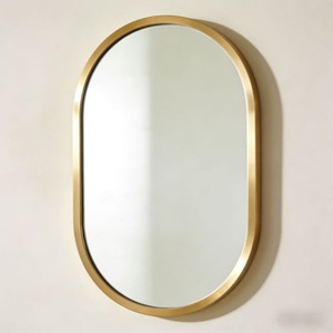 Wholesales Customized Framed Wall <b>Mirror</b> Aluminum Alloy Frame clear Durable for Home Decor Furniture Living Room - Product Image 1