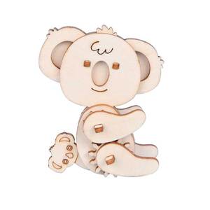 Potongan Laser Teka-teki Kayu 3D Berbentuk Hewan untuk Anak-anak Diy Merakit Kerajinan Alat Mekanik Model Hewan Kit Mainan Pendidikan - Product Image 1