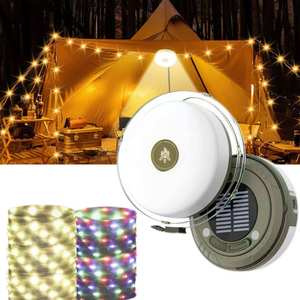 โคมไฟตั้งแคมป์ LED ทรงกลมแบบชาร์จ USB ฐานแม่เหล็ก ไฟเต็นท์พกพา สว่างพิเศษ กันน้ำ ไฟฉุกเฉินสำหรับตั้งแคมป์ - Product Image 3