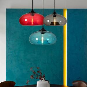 Wholesale Modern Creative Colored Glass Pendant <b>Lights</b> Personalized for Restaurants Bars Countertops <b>Chandeliers</b> Pendant <b>Lights</b> - Product Image 5