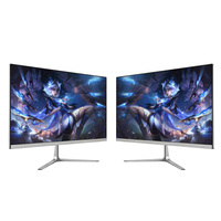 Moniteurs LCD de bureau droits 1920*1080 pour écran LCD de 24 pouces 75Hz/100Hz, pour bureau/studio/ordinateur domestique