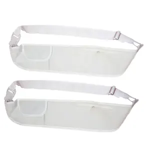 中国の工場では、1つのポケットを持つ大人用の白いメッカベルトを製造しています。ジャッキサプライヤーメッカベルト