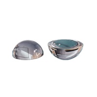 Chine Fabricant de qualité 2-20 mm Verre optique Ruby Lentille demi-boule