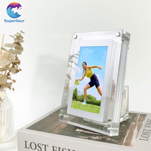 Superlieur <span class=keywords><strong>Motion</strong></span> 7 Zoll Acryl Digitaler Bilderrahmen Video-Bilderrahmen-Player 1500mAh Akku - Product Image 3
