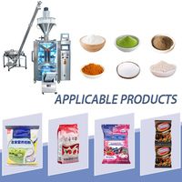 Machine d'emballage automatique de poudre de lessive, machine de remplissage à vis sans fin, machine d'emballage VFFS pour poudre à laver de 500g à 2kg