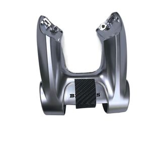 Pour Mercedes Benz pour <span class=keywords><strong>AMG</strong></span> W177 W247 C W205 E W213 G W463 GLS W257 <span class=keywords><strong>classe</strong></span> <span class=keywords><strong>Logo</strong></span> personnalisé Kits intérieurs <span class=keywords><strong>volant</strong></span> <span class=keywords><strong>volant</strong></span> plat garniture inférieure - Product Image 3