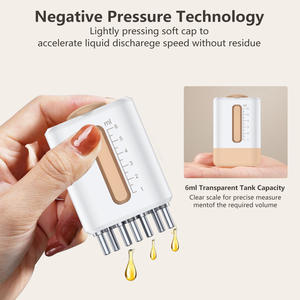 Nuevo Aplicador Eléctrico para el Cuero Cabelludo con Luz Roja, Microcorriente, Vibración, Peine de Masaje para el Cuidado del Cabello, Guía de Líquido, Cepillo para el Cuidado del Cuero Cabelludo - Product Image 3