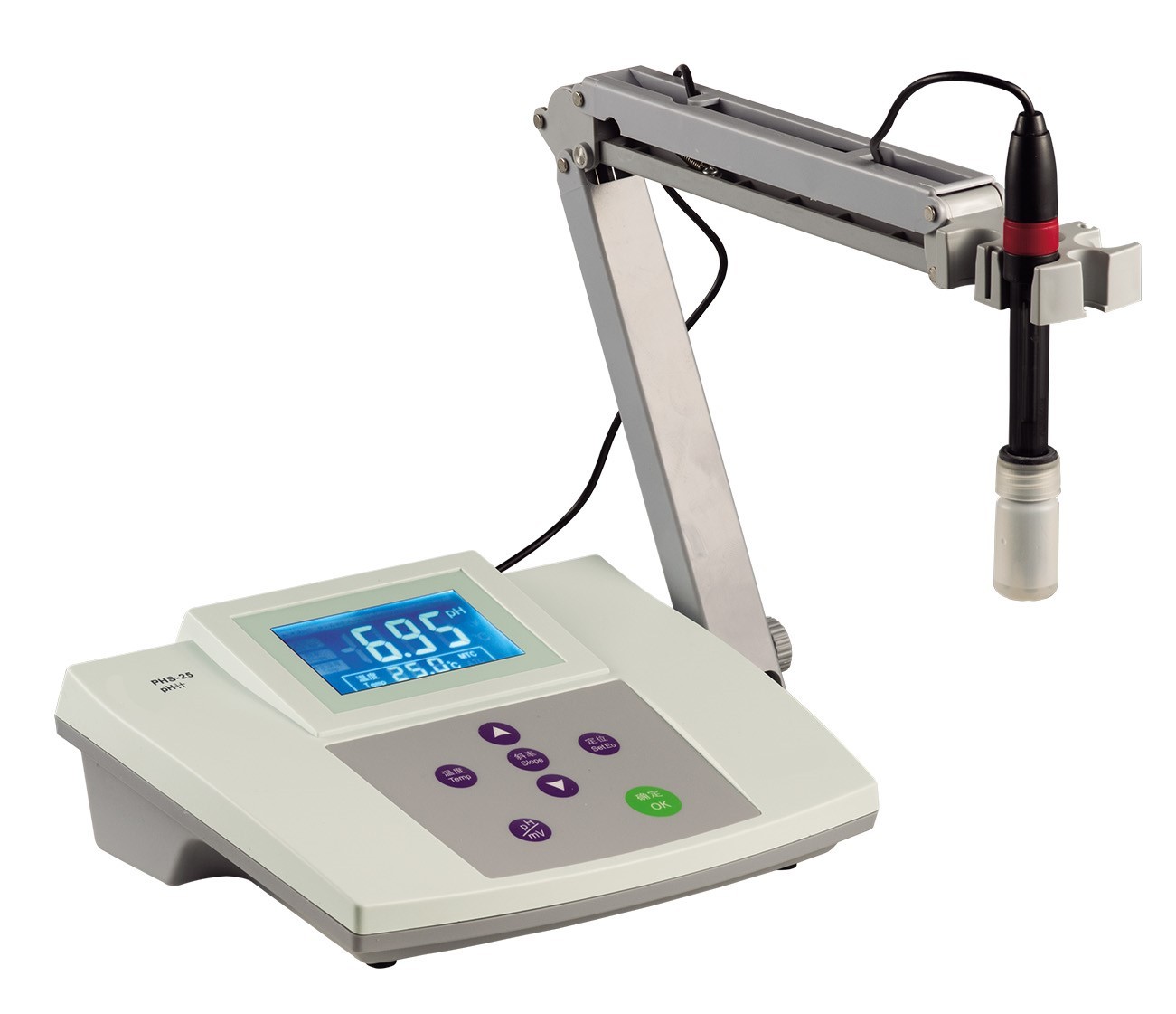 pH Tester Meter Medical Lab Benchtop pH Test Meter for Water Digital pH Meter