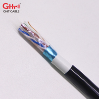 Câble Ethernet CAT6 FTP blindé 23AWG 4 paires résistant aux UV, câble réseau basse tension CU/CCA pour câblage inter-immeuble – Offre Spéciale