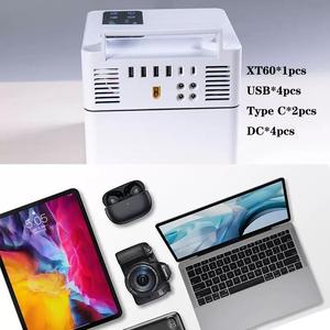 เครื่องกำเนิดไฟฟ้าพลังงานแสงอาทิตย์แบบพกพา 200w 192wh ขายดี พร้อมแผงโซลาร์เซลล์สำหรับเก็บพลังงานในบ้าน แบตเตอรี่ Lifepo4  คลื่นไซน์บริสุทธิ์ ไฟฉายในรถยนต์ - Product Image 4