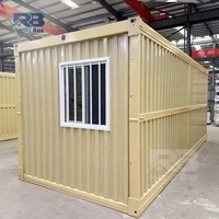 Boîte rapide pas cher 20 pieds Casa modulaire maison mobile pliable maison préfabriquée petit conteneur maison pliante avec toilettes