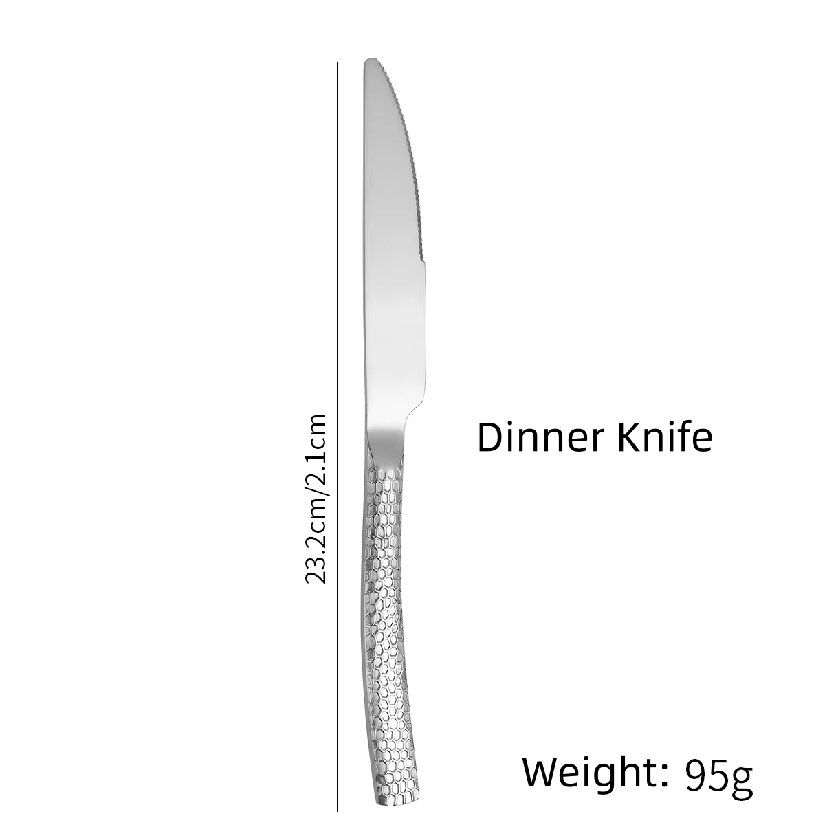 Coltello da tavola in argento