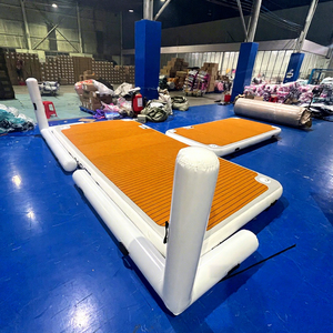 Tapis de flotteur d'eau <span class=keywords><strong>gonflable</strong></span> de divertissement flottant de l'eau avec la plate-forme <span class=keywords><strong>gonflable</strong></span> de Protection de <span class=keywords><strong>bateau</strong></span> de butoir d'aile de dock pour le <span class=keywords><strong>bateau</strong></span> - Product Image 1