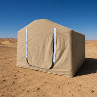 Tente de camping gonflable portable en PVC imperméable, installation rapide quatre saisons, conception hermétique, taille personnalisée pour situations d'urgence en extérieur