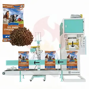 Impacchettatrice a Pellet per pesatura automatica macchina per insaccare Pellet mobile con CE