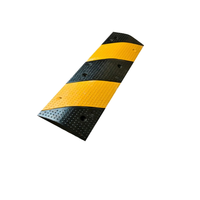 Ligne de cordon de bosse de vitesse rayures diagonales noires/jaunes rampe de câble en caoutchouc rampe de protection de câble de tuyau