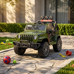 Auto Elettrica per Bambini 12V a Batteria, <span class=keywords><strong>Jeep</strong></span> Fuoristrada Giocattolo con Telecomando per Guida all'Aperto - Product Image 3