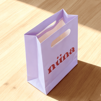 Sacs shopping en papier découpés à la forme avec poignée, personnalisables avec logo, pour emballage de cadres photo, autocollants et produits artisanaux – Vente en gros