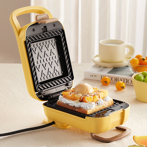 Bear Sandwich Maker 700W 12mm Deep Plate Thick <b>Toaster</b> With Adjustable Thickness For Household Use - Product Image 2