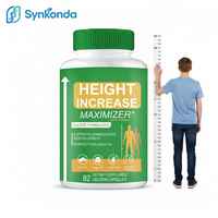 Capsules de nutrition pour la croissance, complément vitaminique naturel pour la taille avec calcium, suppléments de vitamine D pour adolescents et enfants