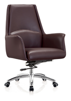 Chaise de bureau de direction en cuir PU à dossier haut, inclinable et réglable, pivotante, vente en gros directe d'usine, MOQ 5