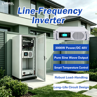 Convertisseur solaire hors réseau haute efficacité 3KW 48V à onde sinusoïdale pure avec unité de puissance MPPT intégrée pour usage domestique et industriel