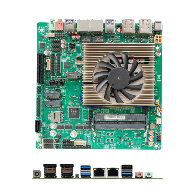 New Thin Mini ITX Intel Desktop Motherboard 4-Display Support Integrated Graphics DDR4 32GB I3 1215U/i5 1235U/i5 12450H/i7 SATA