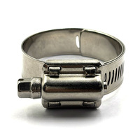 Collier de serrage à vis sans fin à couple élevé de style américain en acier inoxydable SUS316 SS304, compatible eau de mer, pour tuyaux, personnalisation OEM prise en charge