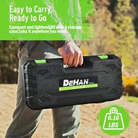 Mini tronçonneuse sans fil 6 pouces avec 2 piles, scie à chaîne électrique portable, huileuse, petite scie à main électrique, serrure de sécurité