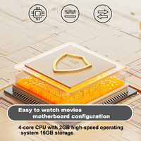T300 Home Version Android Téléphone portable HD 2K Projecteur sans fil LED Lampes LCD Batterie Projecteur cinéma maison transfrontalier Stock